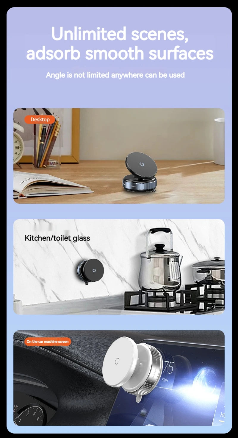 Vacuum Magnetic Phone Holder